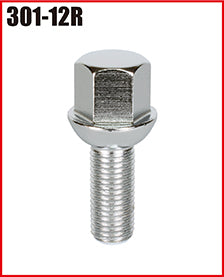 KYO-EI LUG BOLT FOR IMPORT CAR M12xP1.5 301-12R - Black Hawk Japan