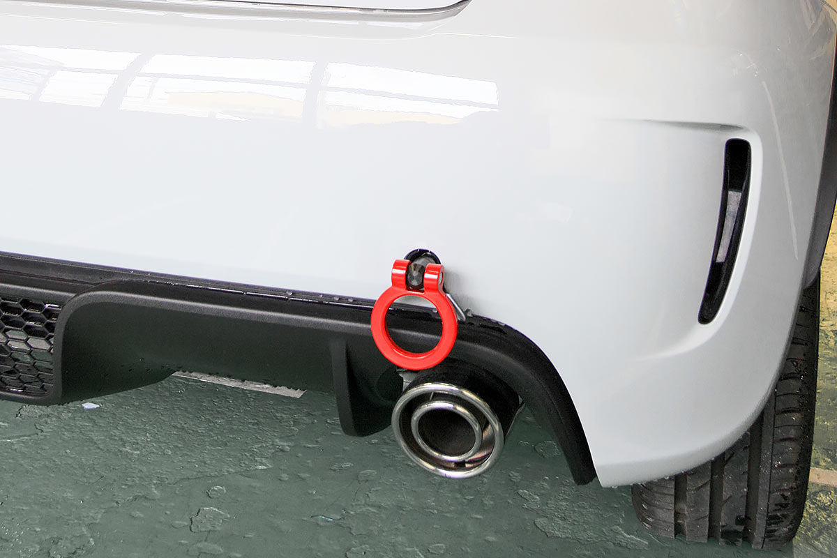 OKUYAMA TOWING HOOK Rr SILVER For FIAT ABARTH 500 31212 31214 312141 301-051-2