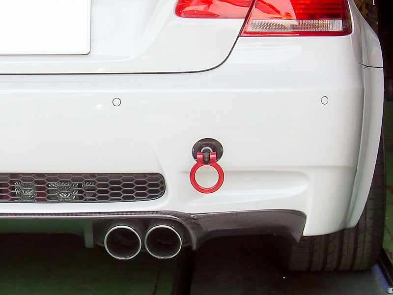 OKUYAMA FLIP-UP TOWING HOOK REAR RED For BMW E92 M3 WD40 301-053-0