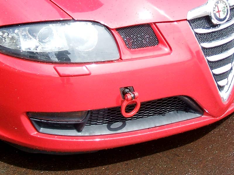 OKUYAMA TOWING HOOK FRONT SILVER For ALFA ROMEO ALFA GT 93720L 301-054-2