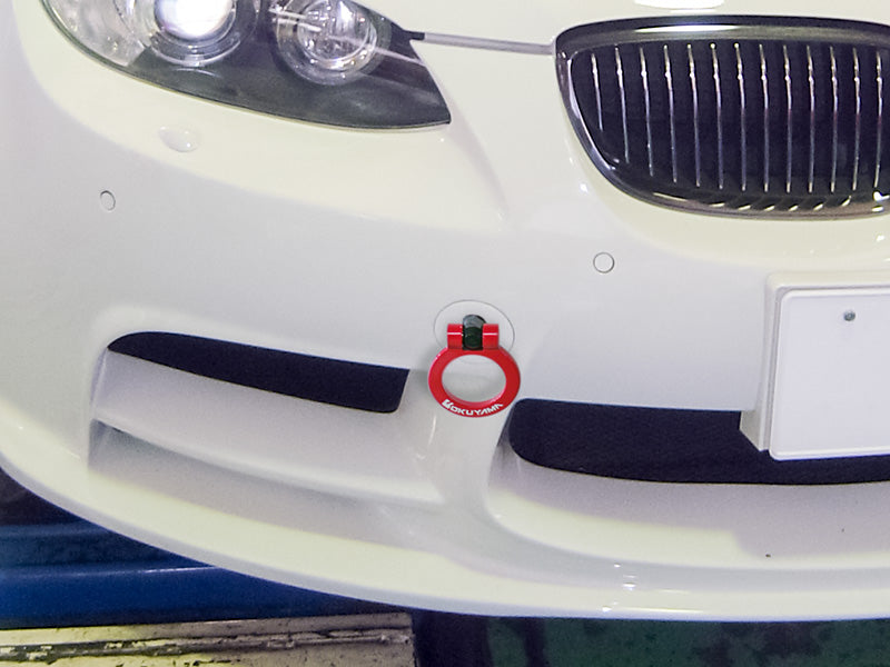 OKUYAMA FLIP-UP TOWING HOOK FRONT SILVER For BMW E90 M3 E92 M3 301-055-2 - Black Hawk Japan