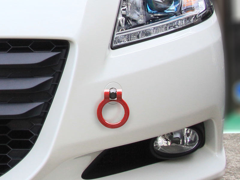 OKUYAMA FLIP-UP TOWING HOOK FRONT YELLOW For HONDA CR-Z ZF1 301-067-1