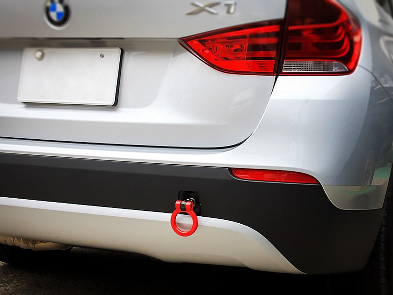 OKUYAMA FLIP-UP TOWING HOOK REAR SILVER For BMW X1 VL18 301-071-2