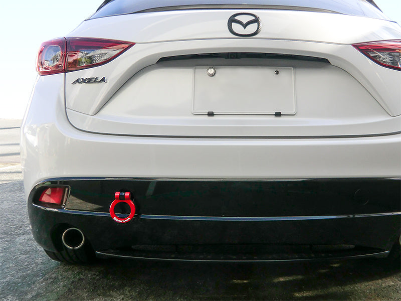 OKUYAMA FLIP-UP TOWING HOOK REAR RED For MAZDA AXELA SPORT BM2FS 301-092-0