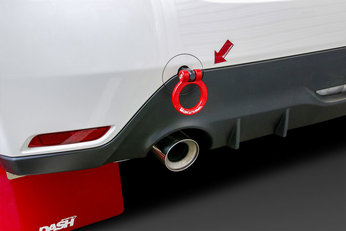 OKUYAMA FLIP-UP TOWING HOOK REAR SILVER For TOYOTA GR YARIS GXPA16 301-109-2