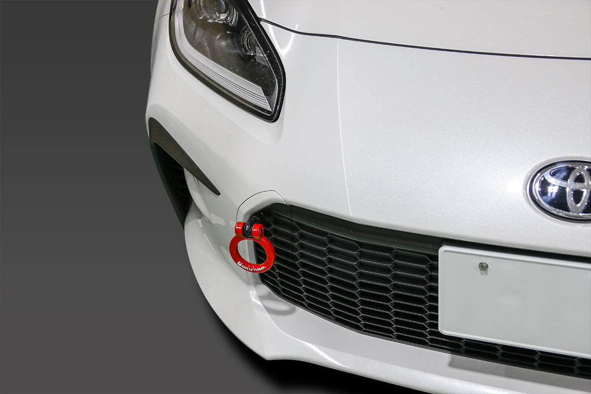 OKUYAMA FLIP-UP TOWING HOOK FRONT OR REAR RED For TOYOTA 86 ZN8 301-112-0-RD