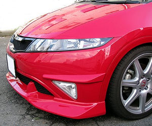 SEEKER FRP CANARD SET BLACK GEL UNPAINTED FOR HONDA CIVIC FN2 16060-FN2-F01