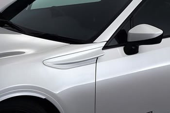 TRD Colored Front Fender Aero Fin Pure Red (M7Y) For 86 (ZN6)