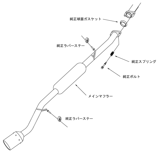 HKS LEGAMAX Premium EXHAUST For TOYOTA ALPHARD GGH20W 2GR-FE 32018-AT036