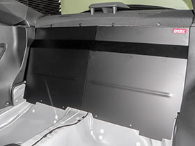 OKUYAMA REAR BULKHEAD ALU BLACK For TOYOTA SUBARU 86 BRZ ZN6 ZC6 322-055-1 - Black Hawk Japan