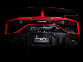 POWER CRAFT FULL TITAN HYBRID EXHAUST MUFFLER SYSTEM MATT TITAN TAIL FOR LAMBORGHINI AVENTADOR SVJ ULTIMAE  P-LA1040104-MTT