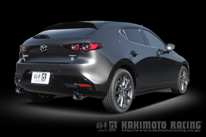 KAKIMOTO RACING CLASS KR TI TAIL EXHAUST FOR MAZDA3 BP8P CX-30 DM8P DM8P 1.8 Diesel Turbo [S8-DPTS], 1.8 Diesel Turbo [S8-DPTS], 1.8 Diesel Turbo [S8-DPTS], 1.8 Diesel Turbo [S8-DPTS], Z71340C