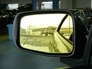 TOP FUEL MIRROR LIGHT BLUE NO LOGO
