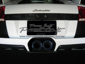 POWER CRAFT HYBRID EXHAUST MUFFLER SYSTEM SUS SQUARE TAIL FOR LAMBORGHINI MURCIELAGO LP640 LP650 P-LA310102