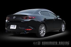 KAKIMOTO RACING CLASS KR TI TAIL EXHAUST FOR MAZDA3 SEDAN BP8P 1.8 Diesel Turbo [S8-DPTS], Z71343C