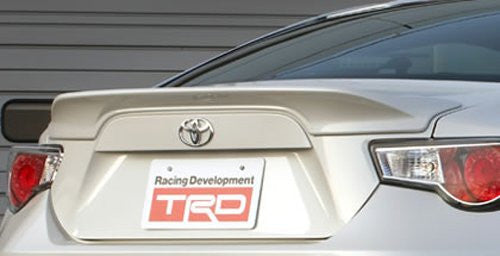 TRD Rear Trunk Spoiler Satin White Pearl (37J) For 86 (ZN6)