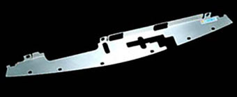 OKUYAMA RADIATOR COOLING PLATE ALU For LANCER EVO IV CN9A WITH AC 421-030-0 - Black Hawk Japan