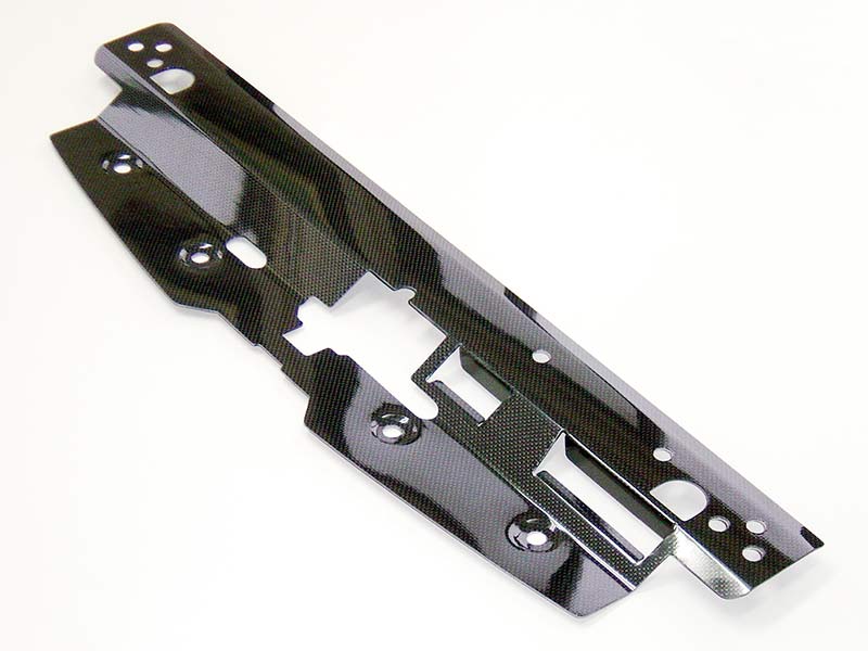OKUYAMA RADIATOR COOLING PLATE CARBON For LANCER EVO IX MR CT9A CT9W 431-049-0 - Black Hawk Japan
