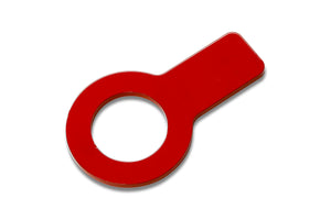 OKUYAMA FLIP-UP TOWING HOOK FRONT RED WELD TYPE For TOYOTA HILUX GUN125 236R 436-064-1