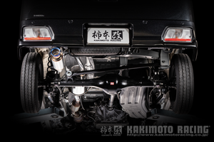 KAKIMOTO RACING GTBOX 06&S EXHAUST FOR DAIHATSU ATRE S700V S710V D44329 - Black Hawk Japan