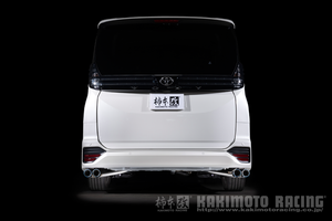 KAKIMOTO RACING CLASS KR REAR PIECE ONLY EXHAUST FOR TOYOTA VOXY NOAH AERO BUMPER MZRA90W MZRA90W M20A-FKS T713186R - Black Hawk Japan