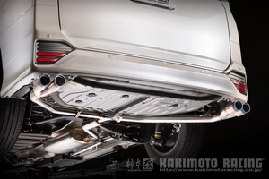KAKIMOTO RACING CLASS KR REAR PIECE ONLY EXHAUST FOR TOYOTA VOXY NOAH AERO BUMPER MZRA90W MZRA90W M20A-FKS T713186R - Black Hawk Japan