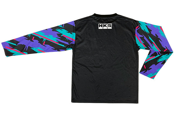 HKS OIL COLOR SLEEVE T-SHIRT DRY LL 51007-AK457