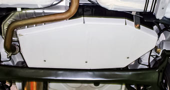 OKUYAMA TANK GUARD For TOYOTA VITZ NCP10 13 520-042-0 - Black Hawk Japan