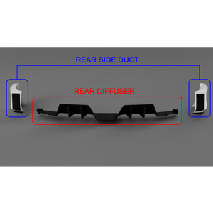 RESULT JAPAN CARBON REAR DIFFUSER  FOR TOYOTA SUPRA DB88 DB22 DB42