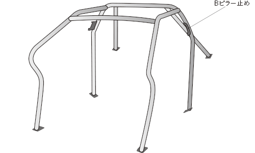 OKUYAMA OKUYAMA ROLL CAGE STEEL 6P For PORSCHE 911 964 709-706-0