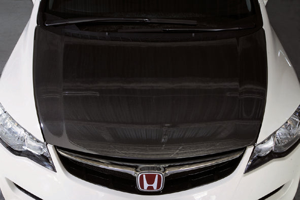 SPOON CARBON BONNET   For HONDA CIVIC FD2 60100-FD2-001