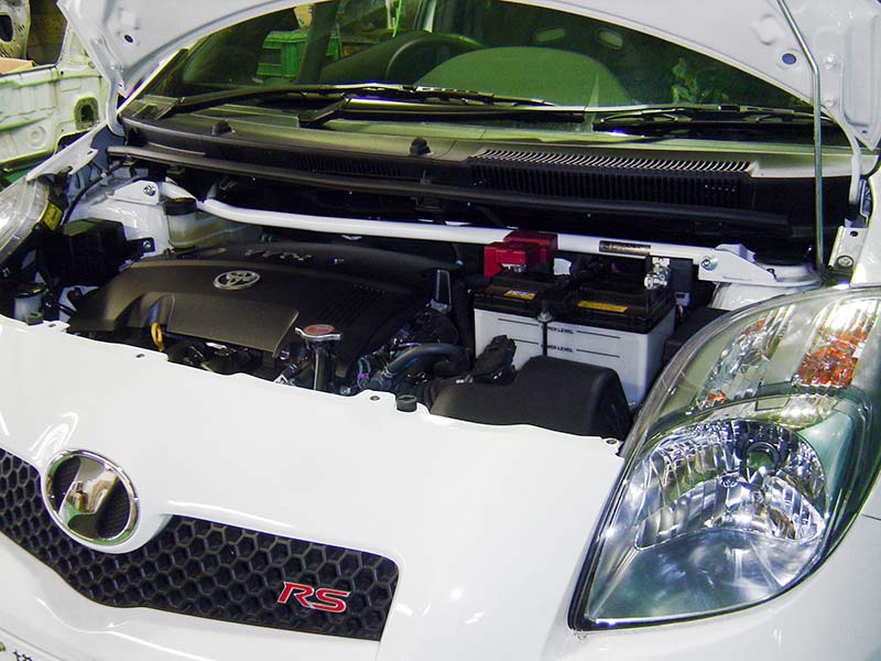 OKUYAMA STRUT TOWER BAR STEEL FRONT D For TOYOTA VITZ NCP91 614-045-0