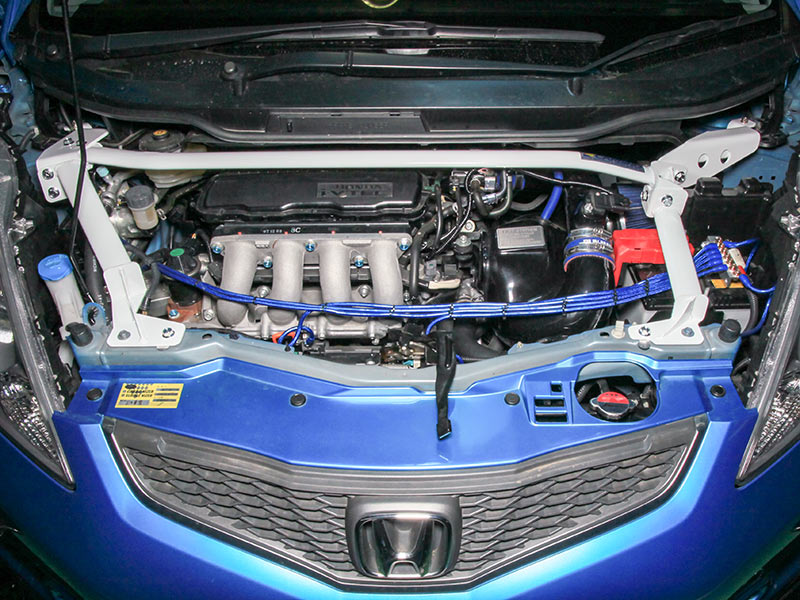 OKUYAMA STRUT TOWER BAR STEEL FRONT DEDICATED For HONDA FIT GE6 GE8 617-231-0