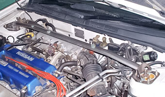 OKUYAMA STRUT TOWER BAR ALU FRONT I For NISSAN PULSAR JN15 621-109-0