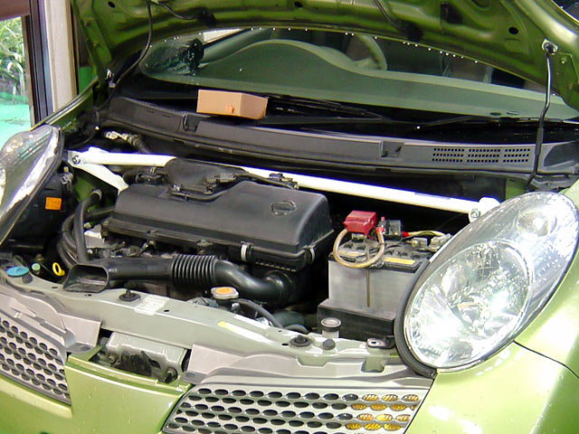 OKUYAMA STRUT TOWER BAR STEEL FRONT D MCS For MARCH K12 AK12 BK12 634-144-0