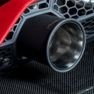 POWER CRAFT FULL TITAN HYBRID EXHAUST MUFFLER SYSTEM MATT BLACK TAIL FOR LAMBORGHINI AVENTADOR SVJ ULTIMAE  P-LA1040104-BKT