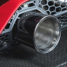 POWER CRAFT FULL TITAN HYBRID EXHAUST MUFFLER SYSTEM STOCK TAIL WITH RACING STRAIGHT CATALYZER FOR LAMBORGHINI AVENTADOR SVJ ULTIMAE P-LA1040105-SE