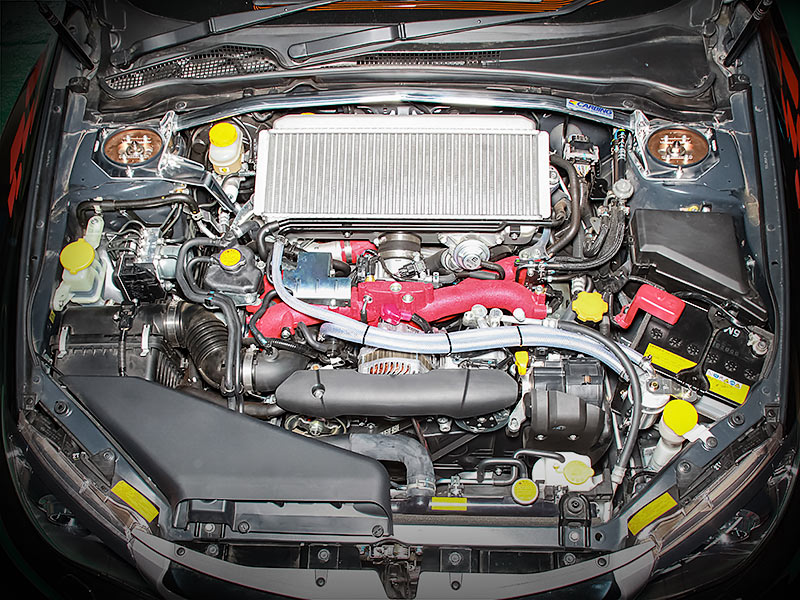 OKUYAMA STRUT BAR ALU FRONT I MCS For SUBARU IMPREZA GH8 GRB GRF GVB 641-514-0