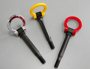 TOP FUEL TOW HOOK YELLOW FOR SUBARU IMPREZA GRB