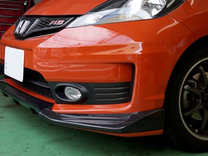 SEEKER FRONT HALF SPOILER PARTIAL CARBON UNPAINTED FOR HONDA FIT GE KOUKI 16000-GE8-BC1