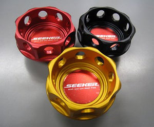 SEEKER ULTRALIGHT OIL FILLER CAP BLACK FOR HONDA 95000-OFC-BLK
