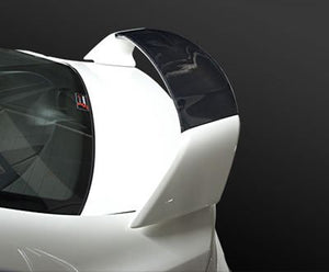 SEEKER CARBON REAR SPOILER UV CUT CLEAR UNPAINTED FOR HONDA CIVIC FD2  16020-FD2-C01