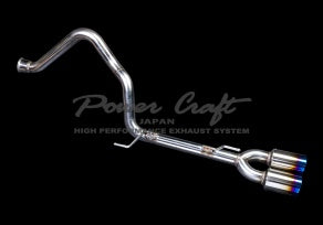 POWER CRAFT EXHAUST MUFFLER SYSTEM EXHAUST FOR LEXUS LX570 GENUINE AERO P-TO210106