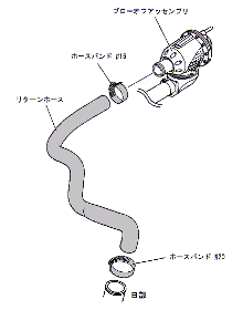 HKS RETURN SUCTION KIT  For SUBARU LEGACY TOURING WAGON BR9 EJ255 71002-AF003 - Black Hawk Japan