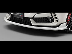 MUGEN Front Under Spoiler Pearl Crystal Black  For HONDA CIVIC TYPE R FK8 71110-XNCF-K0S0-CB
