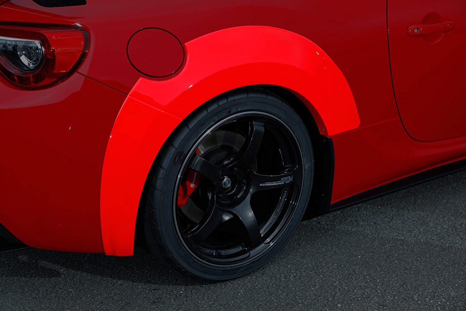 MAX ORIDO REAR OVER FENDER ORANGE  For TOYOTA FT86 ZN6 FA20 AKE-022-H8R