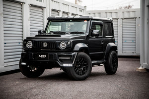 LIBERTY WALK LB★NATION G MINI WORKS TYPE 2 FRONT ROOF SPOILER FOR SUZUKI JIMNY - Black Hawk Japan