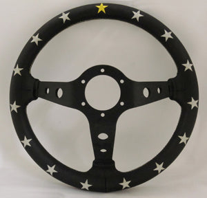 CAR MAKE T&E VERTEX STEERING WHEEL "VERTEX FOREVER" 90MMDEEP 33Φ FOR  CARMAKETE-02069