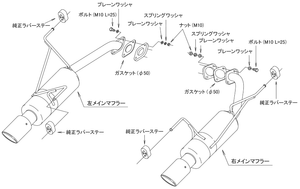 HKS HI-POWER SPEC-L II FOR SUBARU FORESTER SK5  31019-AF134