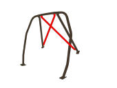 SAITO ROLLCAGE REAR CROSS BAR FOR NISSAN SKYLINE R34 2DR